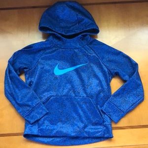 Nike Blue Swoosh🏀 DriFit Sweatshirt youth 7/L